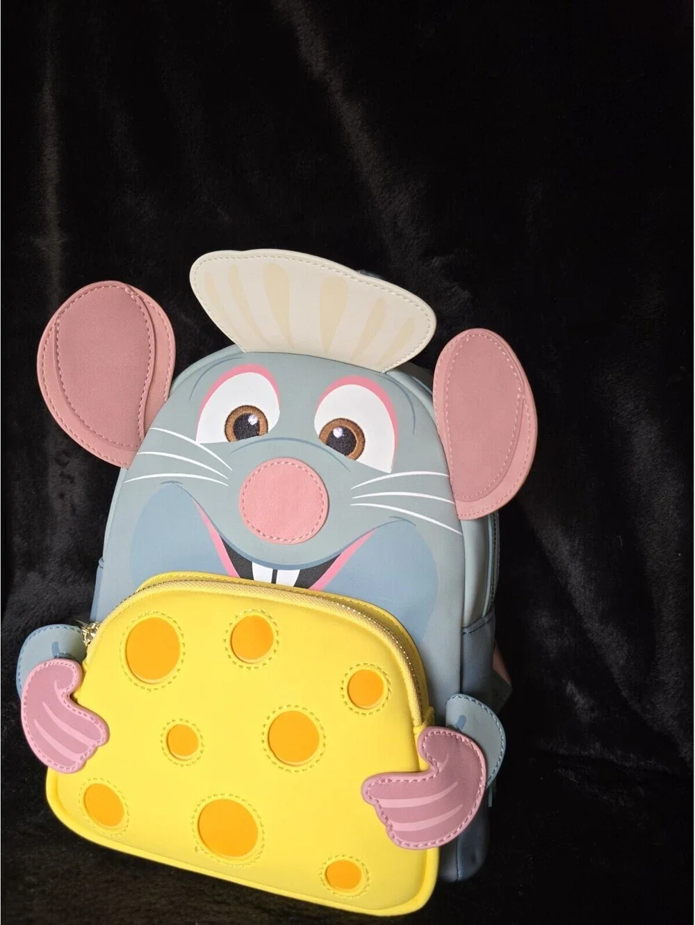 Loungefly Pixar Ratatouille Remy Mini Faux Leather Zip Backpack